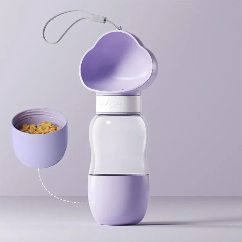 Dog & Cat Water + Snack Bottle
