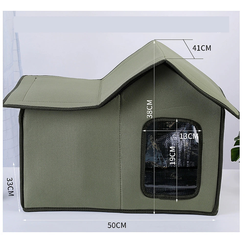 Weatherproof Cat & Dog Cabin