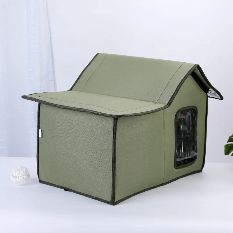 Weatherproof Cat & Dog Cabin