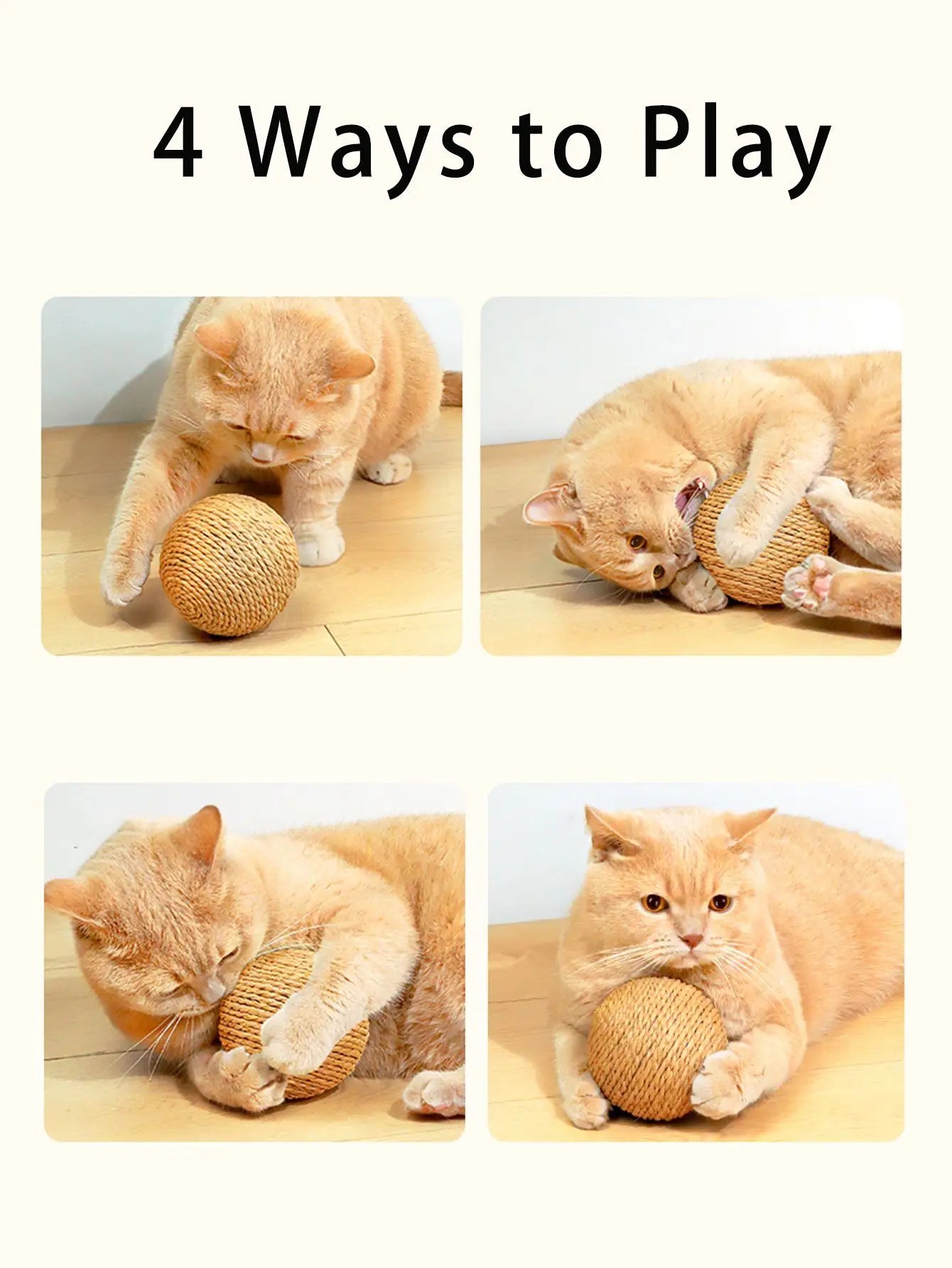 Cat Chew & Scratch Ball