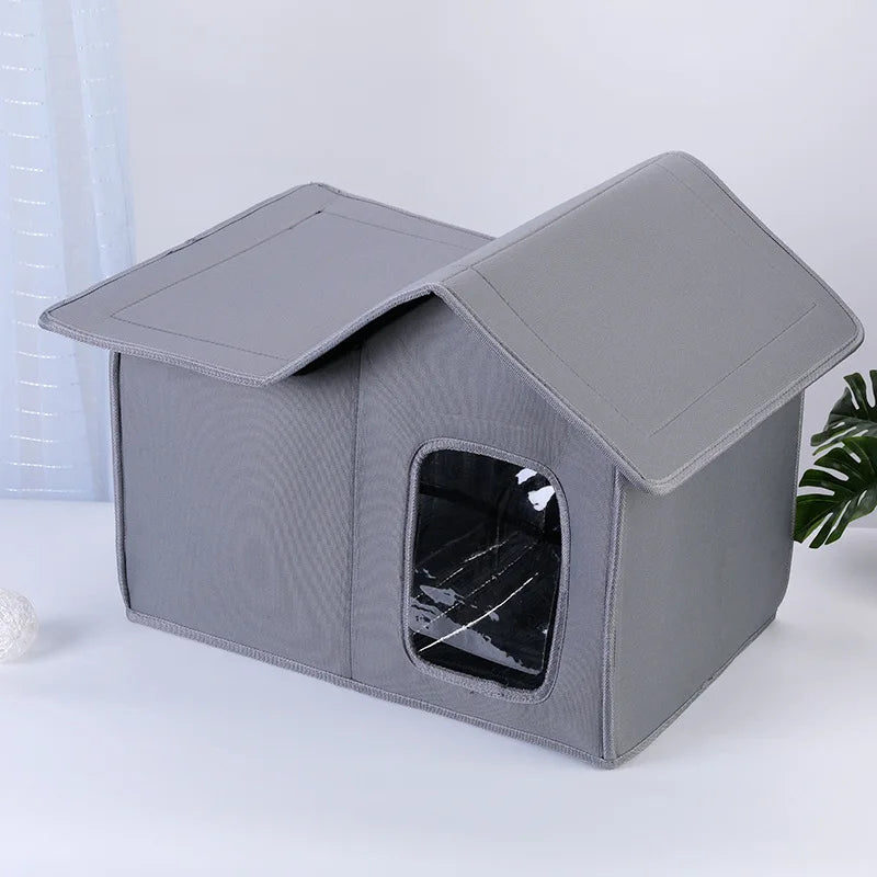 Weatherproof Cat & Dog Cabin