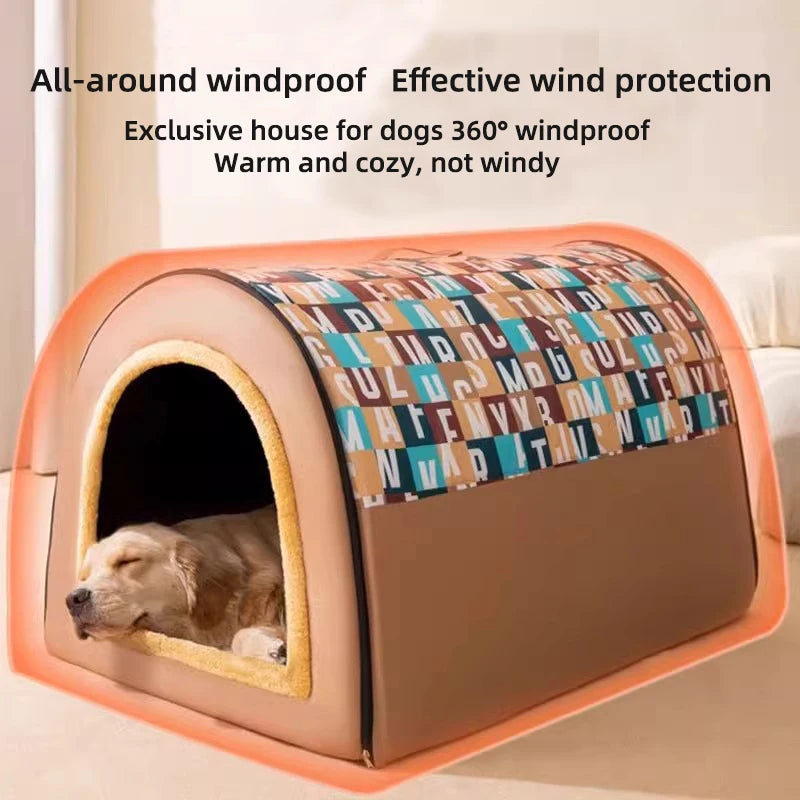 Cozy All-Season Large Dog Kennel
