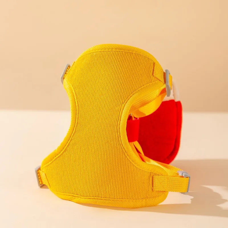 Burger & Fries Pet Leash Vest
