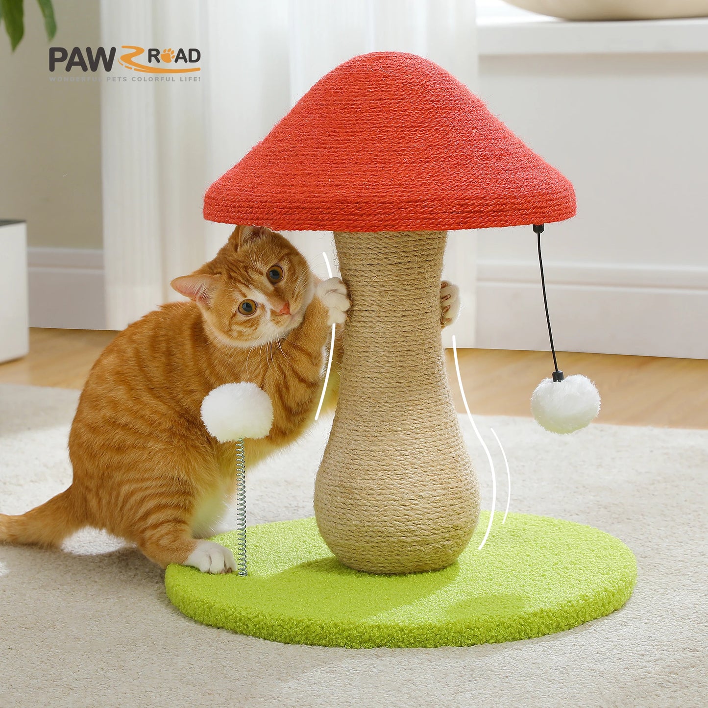 Sisal Mushroom Cat Tree