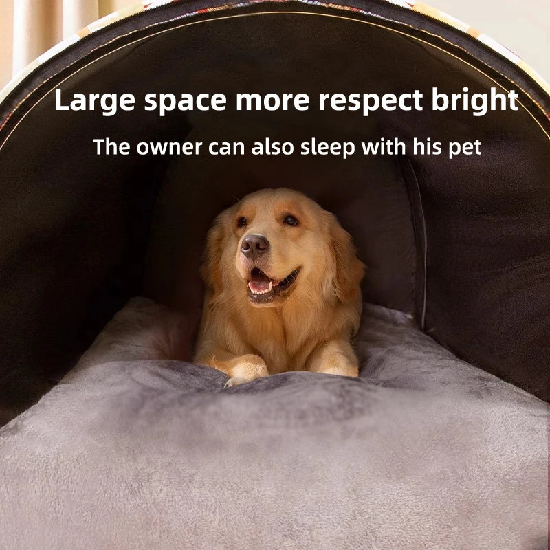 Cozy All-Season Large Dog Kennel