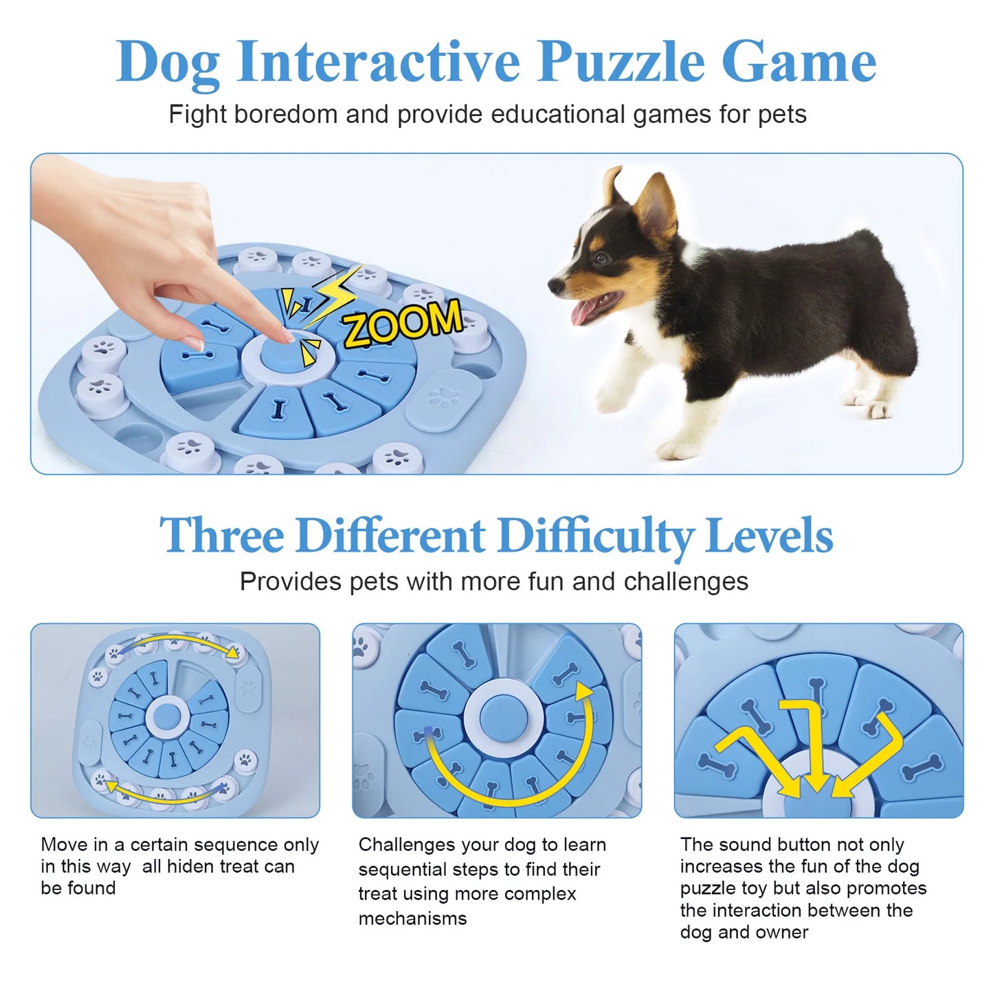 Dog Puzzle Feeder Toy