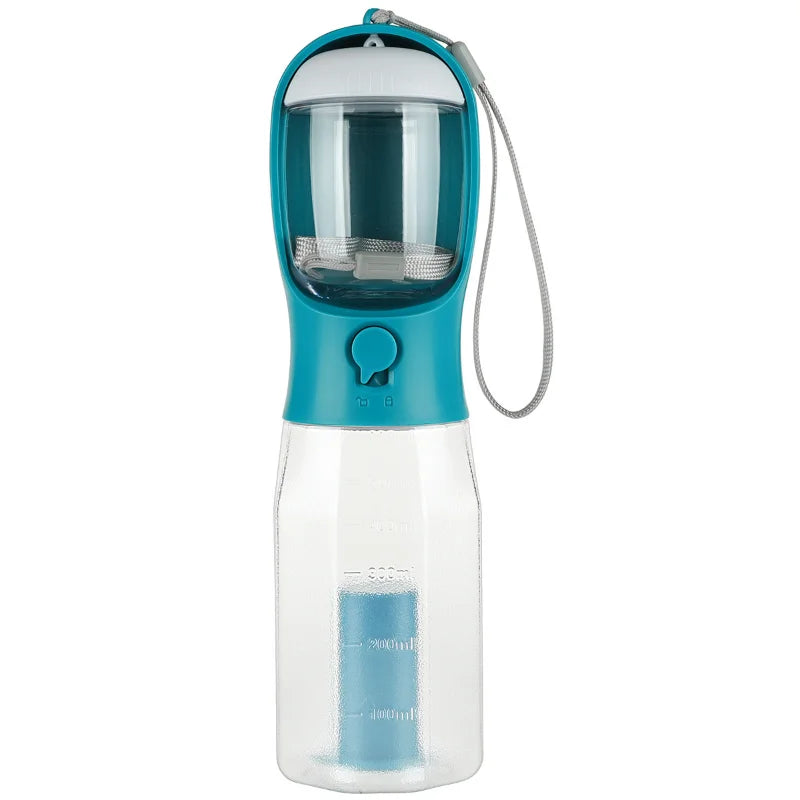 Portable Dog Water Bottle with Poop Bag