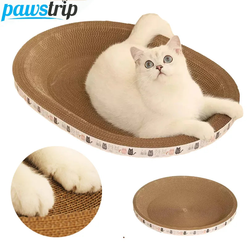Cat Bed & Scratcher Combo