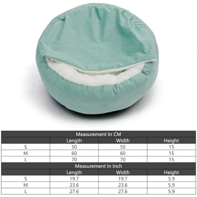 Orthopedic Dog Bed with Hooded Blanket
