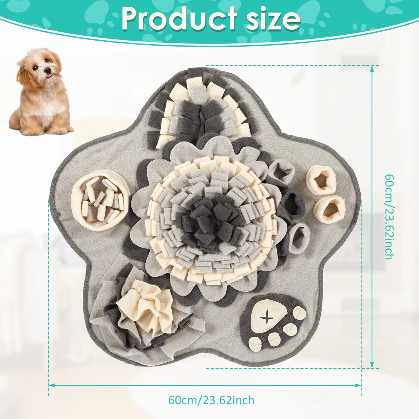 Puzzle Sniff Mat for Dogs & Puppies