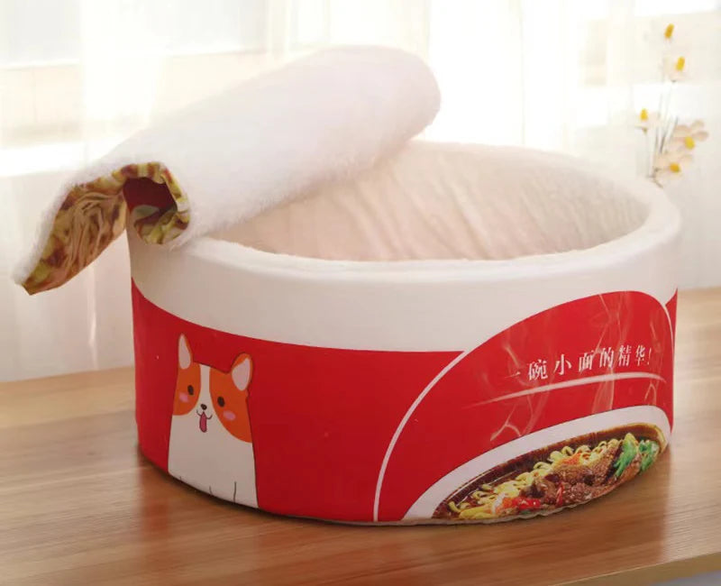 Ramen Noodle Cup Pet Bed