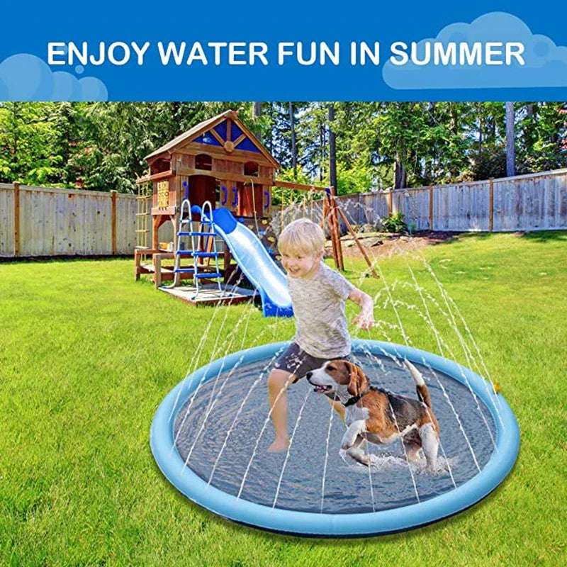 Dog Splash Pad & Sprinkler Pool