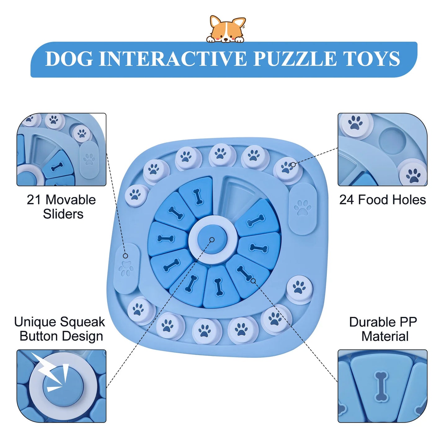 Dog Puzzle Feeder Toy