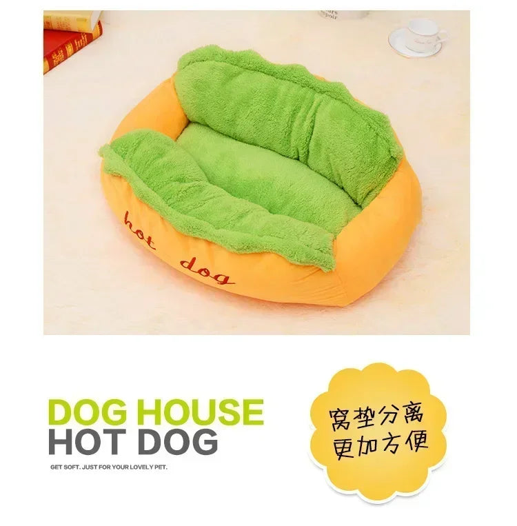 Hot Dog Pet Bed