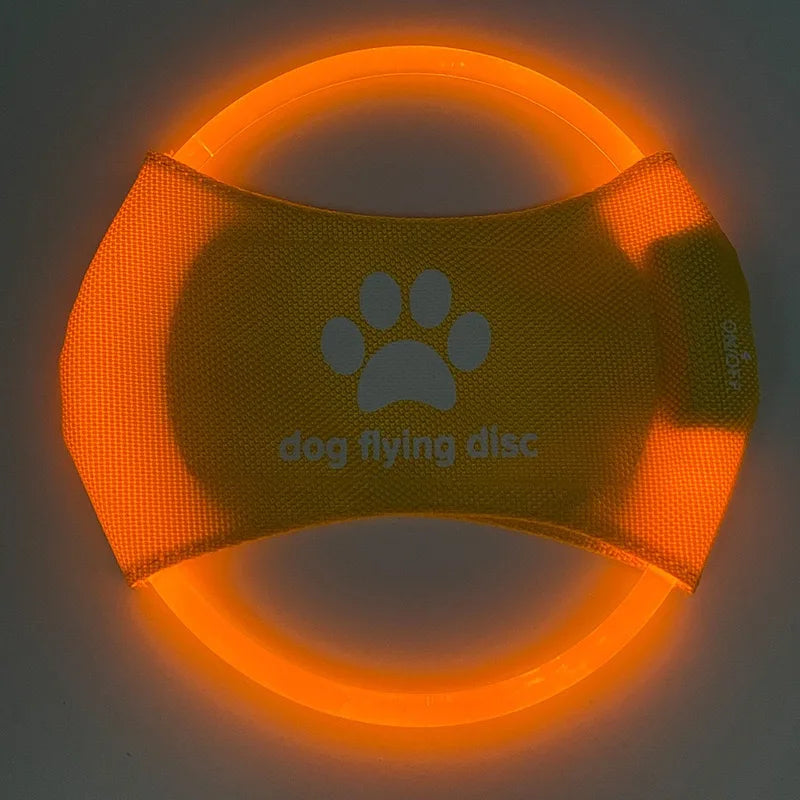 Rechargeable Light-Up Dog Frisbee