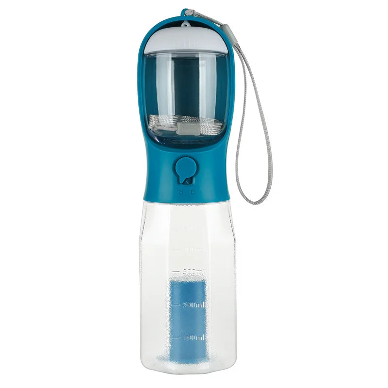 Portable Dog Water Bottle with Poop Bag