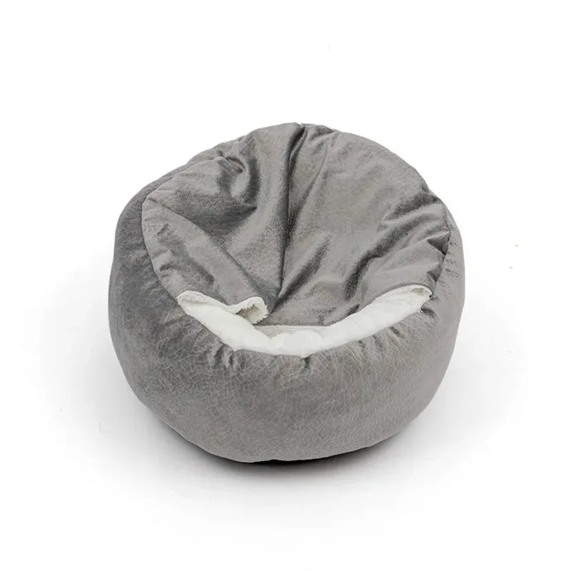 Orthopedic Dog Bed with Hooded Blanket