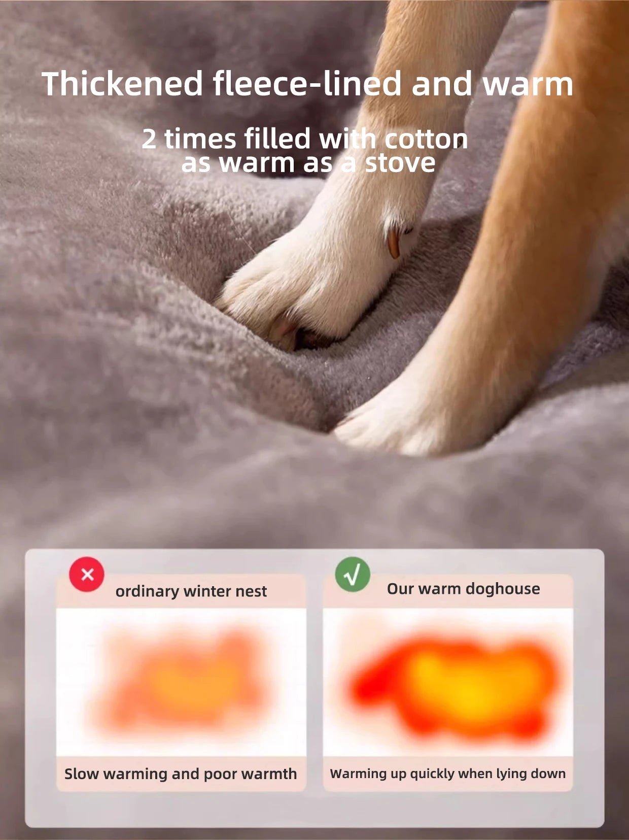Cozy All-Season Large Dog Kennel