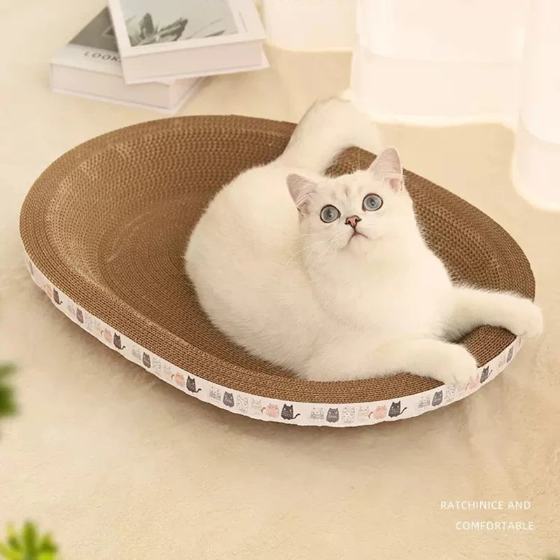 Cat Bed & Scratcher Combo