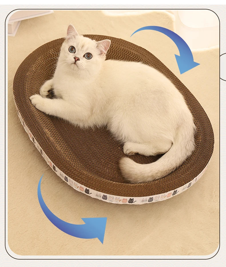 Cat Bed & Scratcher Combo