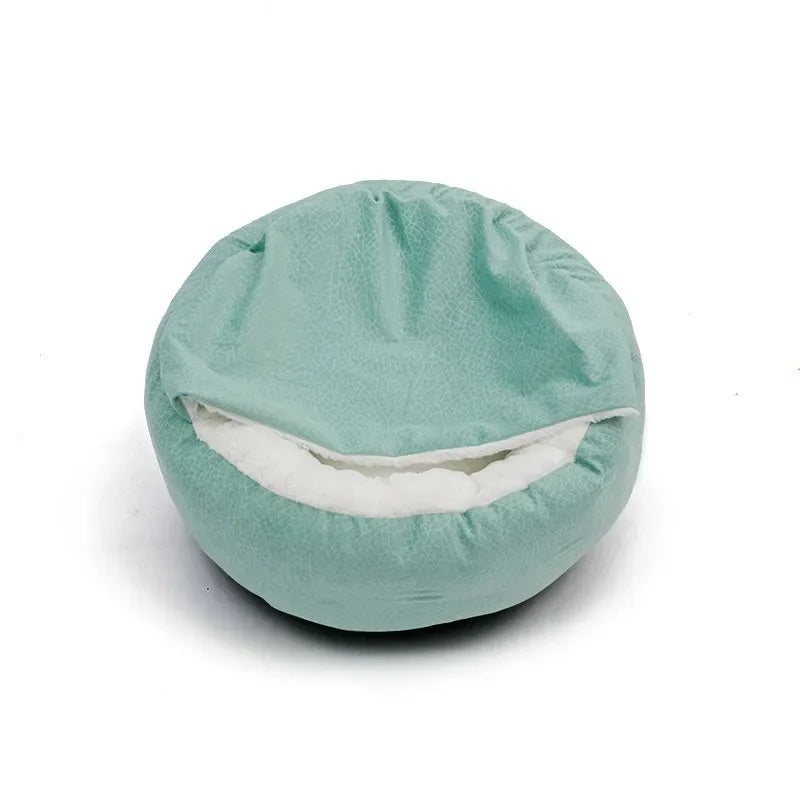 Orthopedic Dog Bed with Hooded Blanket