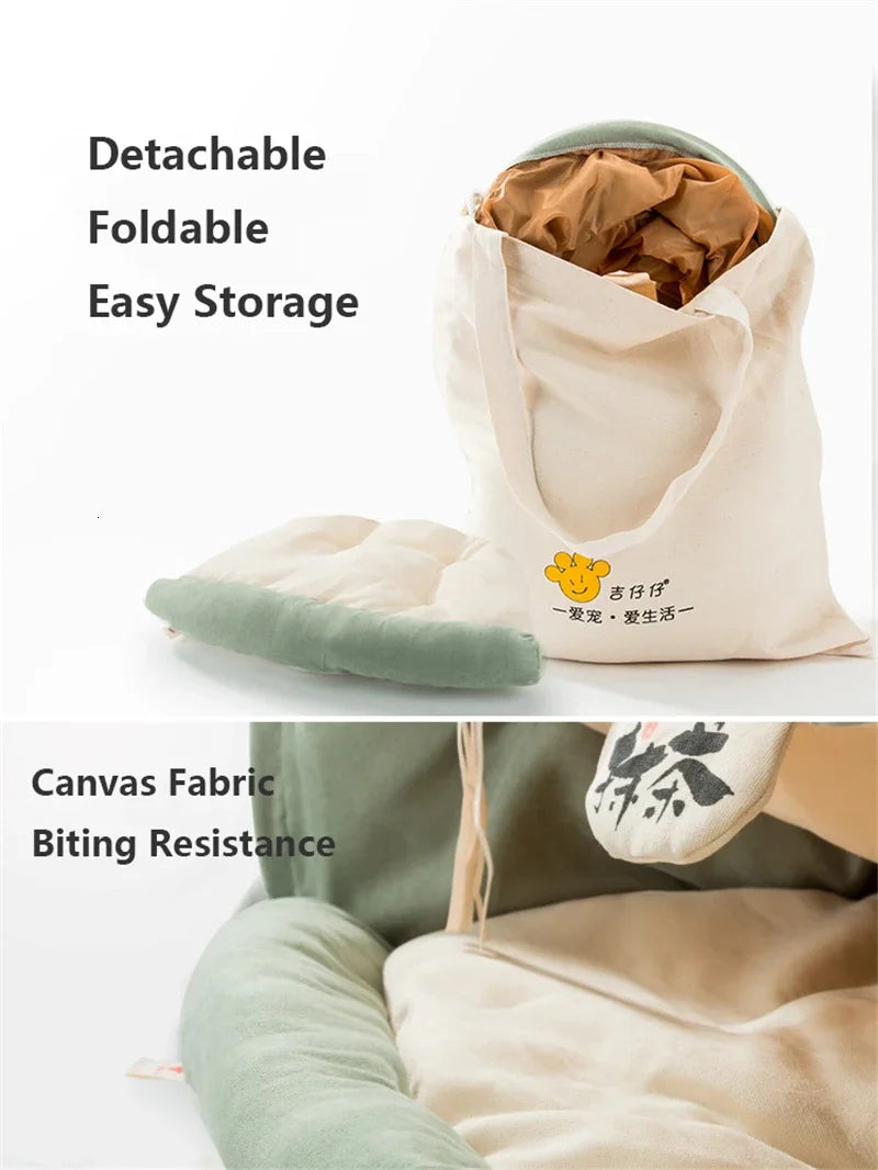 2-in-1 Cat Tunnel Bed