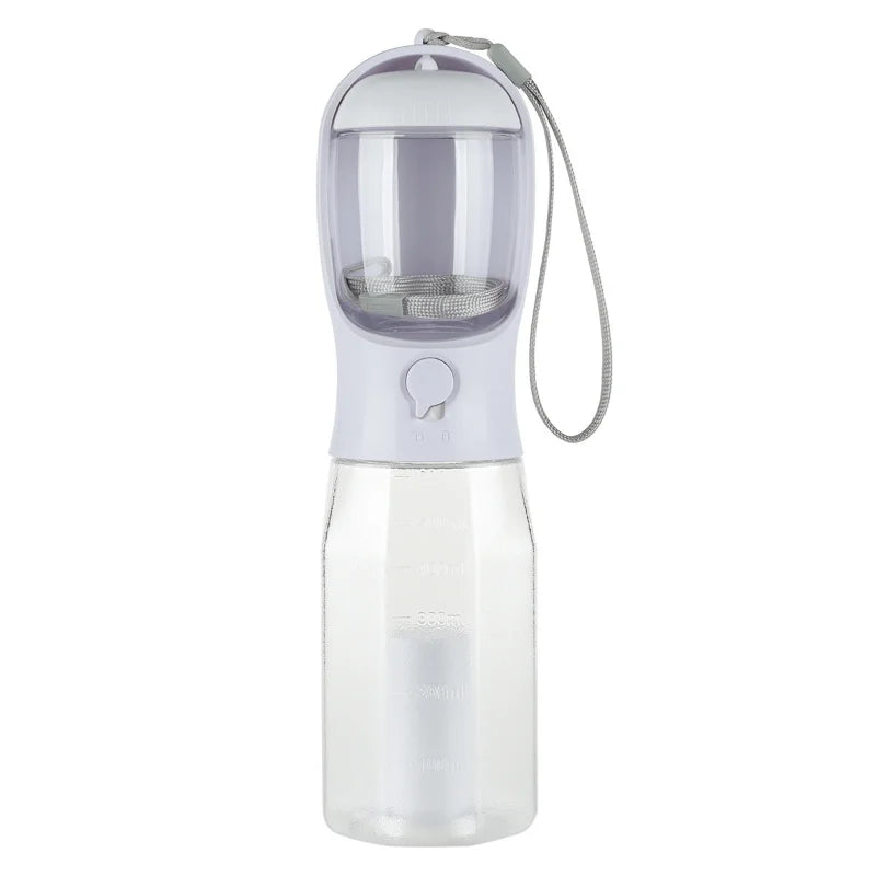 Portable Dog Water Bottle with Poop Bag