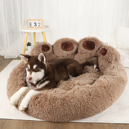 Plush Fluffy Dog Cat Bed
