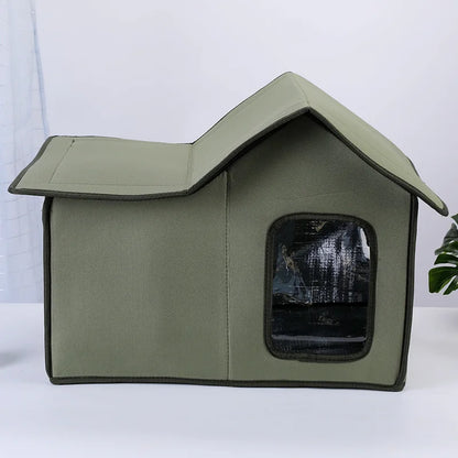Weatherproof Cat & Dog Cabin