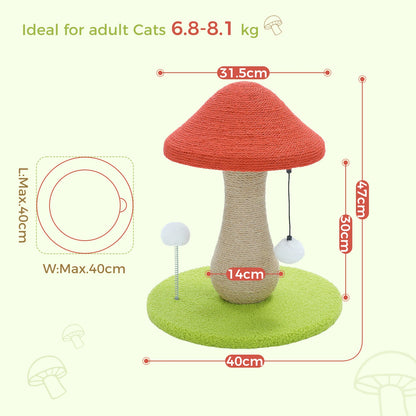 Sisal Mushroom Cat Tree