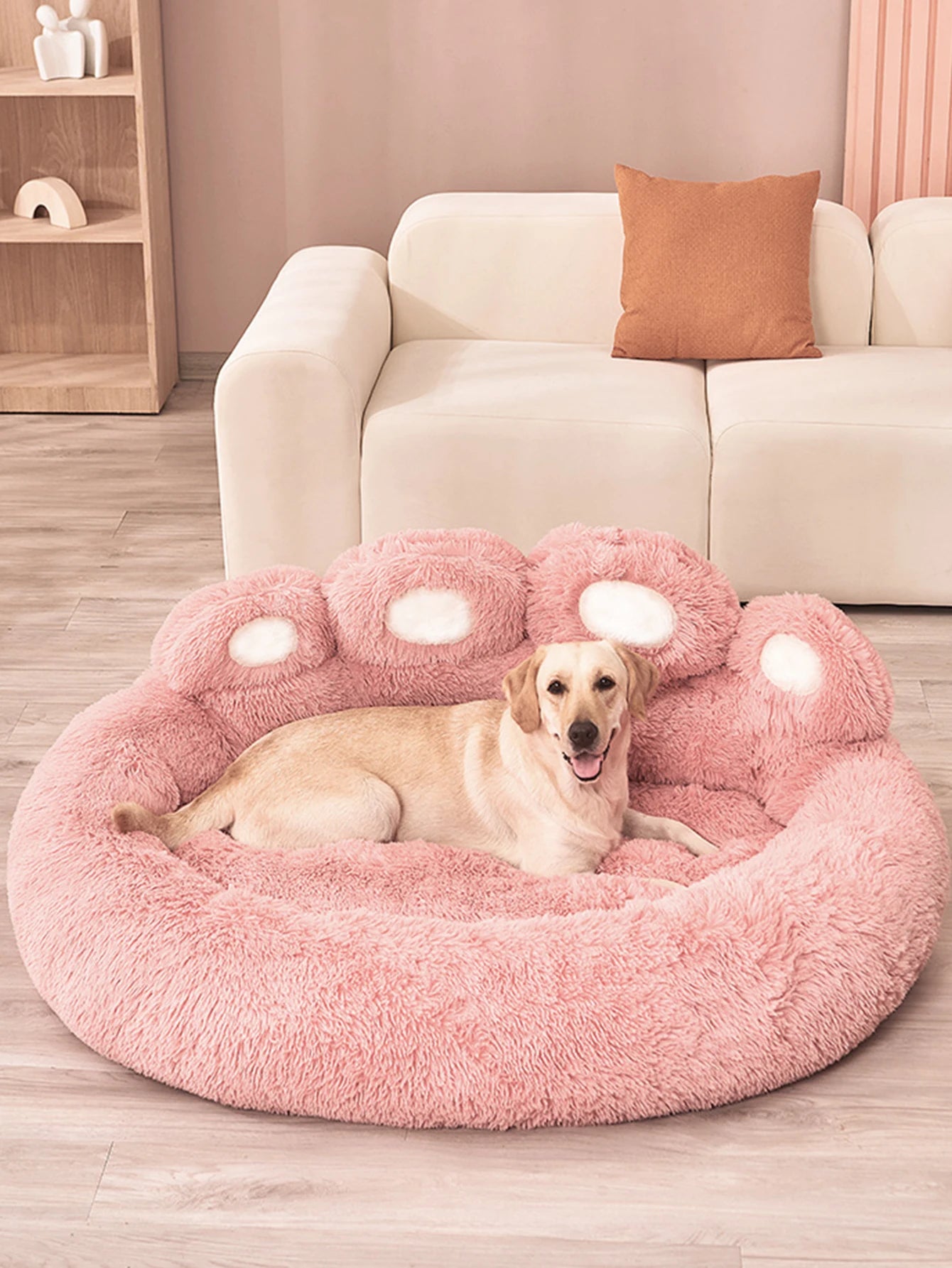 Plush Fluffy Dog Cat Bed