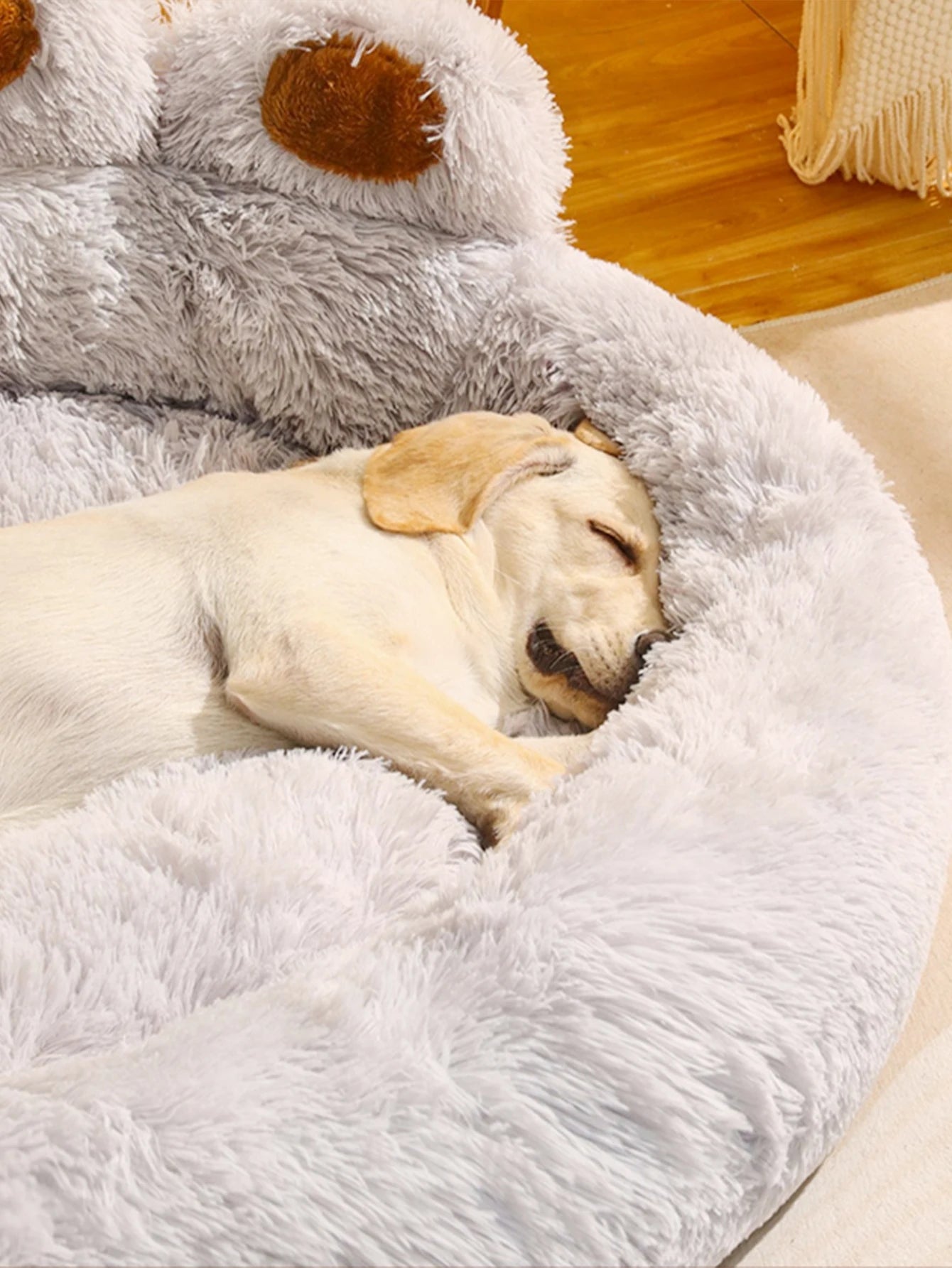 Ultra-Soft Fluffy Dog Bed