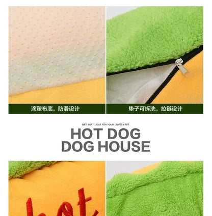 Hot Dog Pet Bed