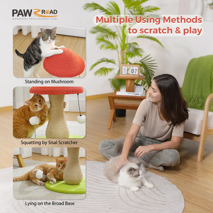 Sisal Mushroom Cat Tree