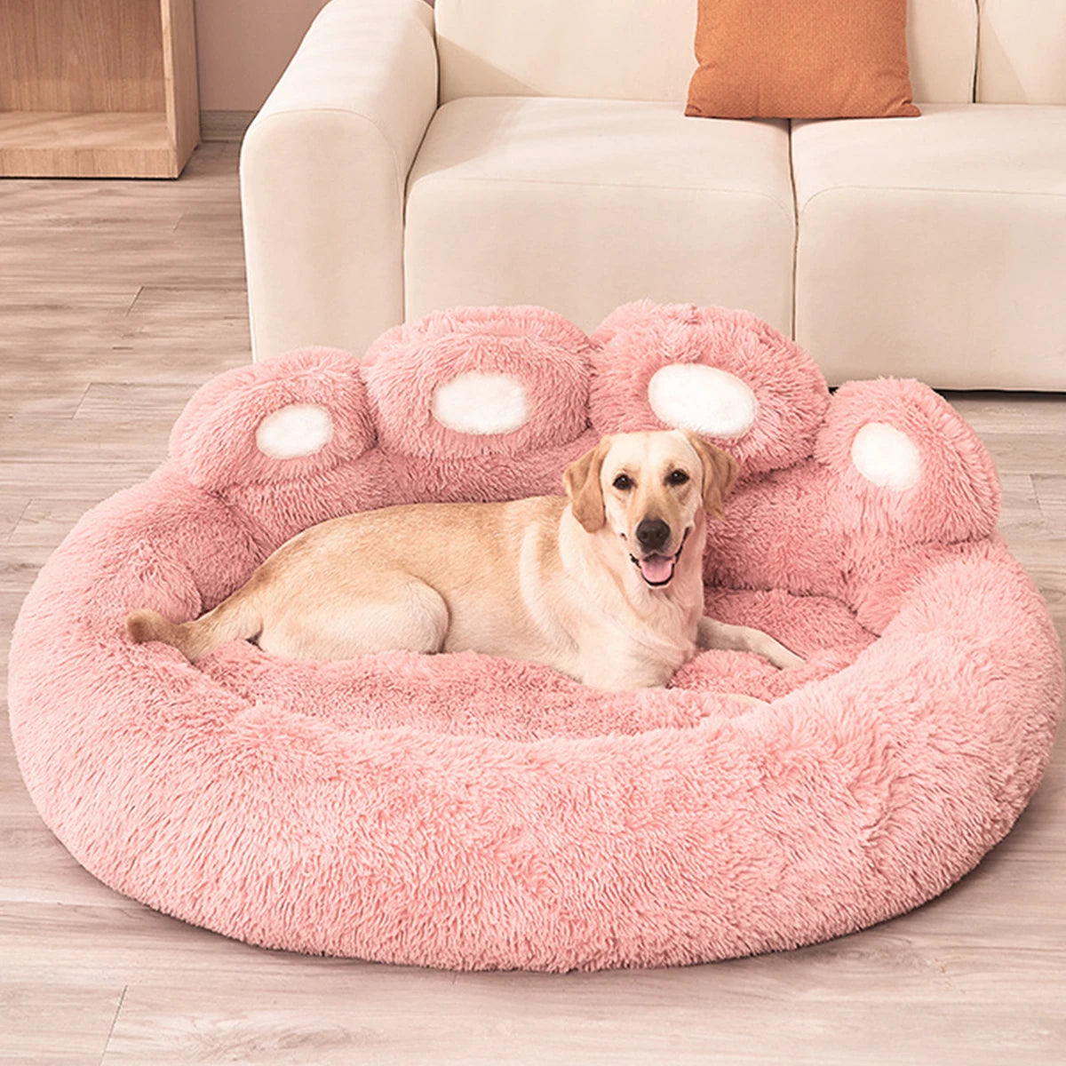 Plush Fluffy Dog Cat Bed