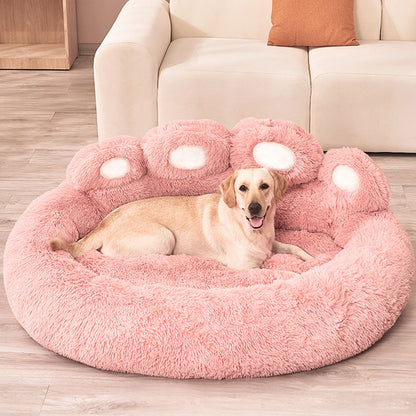 Plush Fluffy Dog Cat Bed