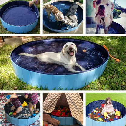 Foldable Pet Bath Pool for Dogs, Cats & Kids