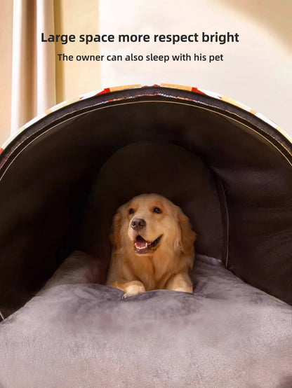 Cozy All-Season Large Dog Kennel