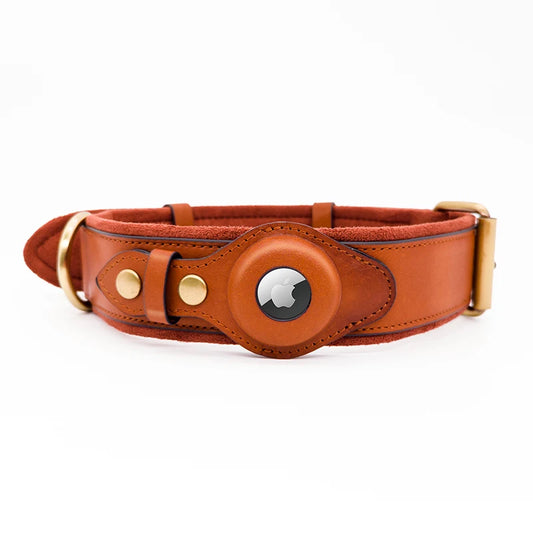 Leather AirTag Pet Collar