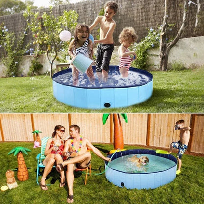 Foldable Pet Bath Pool for Dogs, Cats & Kids