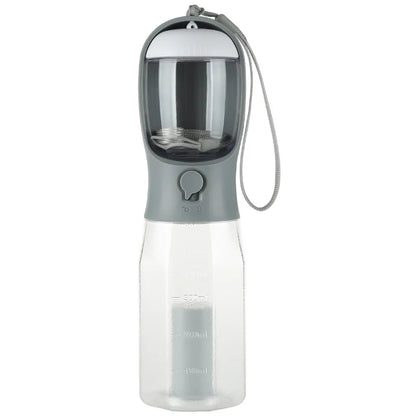 Portable Dog Water Bottle with Poop Bag