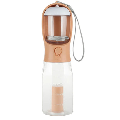 Portable Dog Water Bottle with Poop Bag