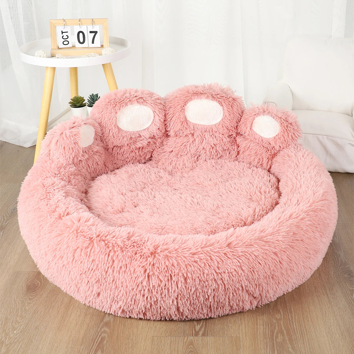Plush Fluffy Dog Cat Bed