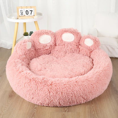 Plush Fluffy Dog Cat Bed