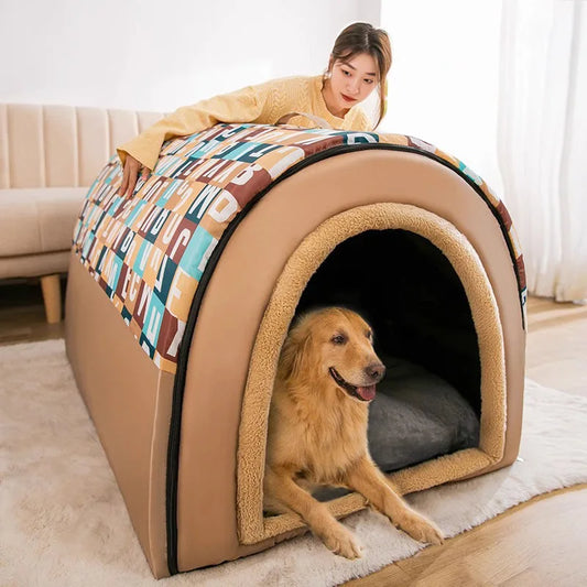 Cozy All-Season Large Dog Kennel