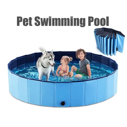 Foldable Pet Bath Pool for Dogs, Cats & Kids