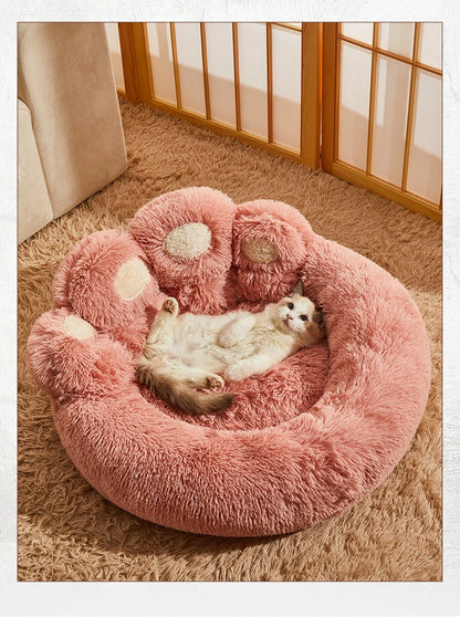 Plush Fluffy Dog Cat Bed