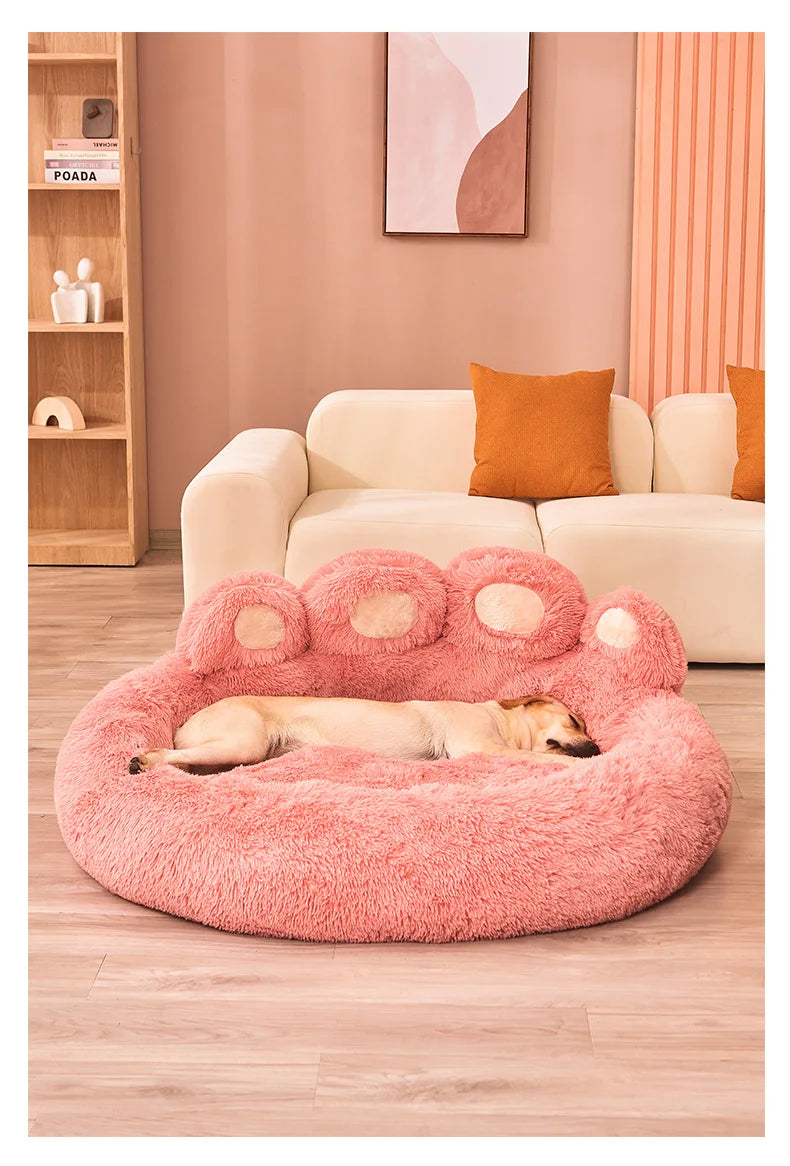 Plush Fluffy Dog Cat Bed