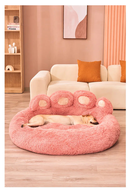 Plush Fluffy Dog Cat Bed